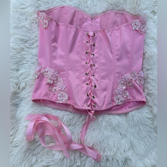 Sugar Thrillz Floral Corset Top - Picture 4 of 4